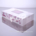 customized frosted plastic pp packing boxes folding